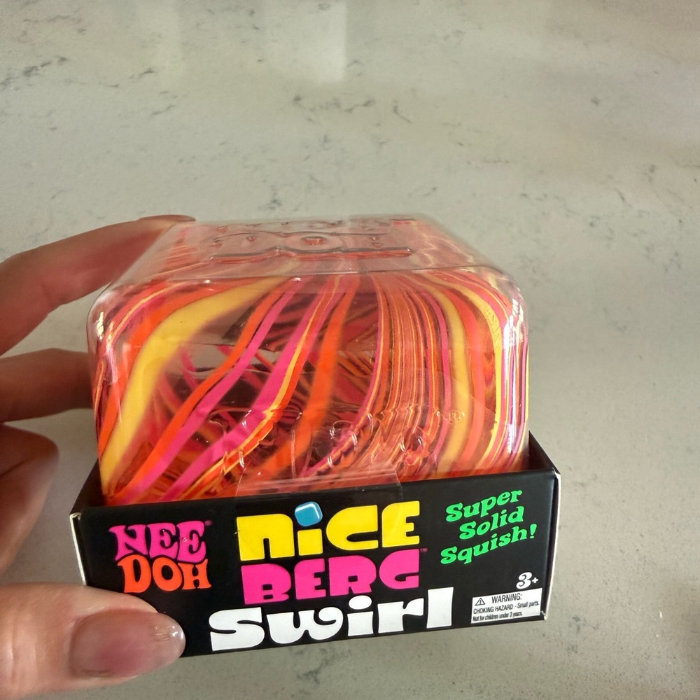 Nice Berg Swirl Super Solid Squish - Pink, Orange & Yellow